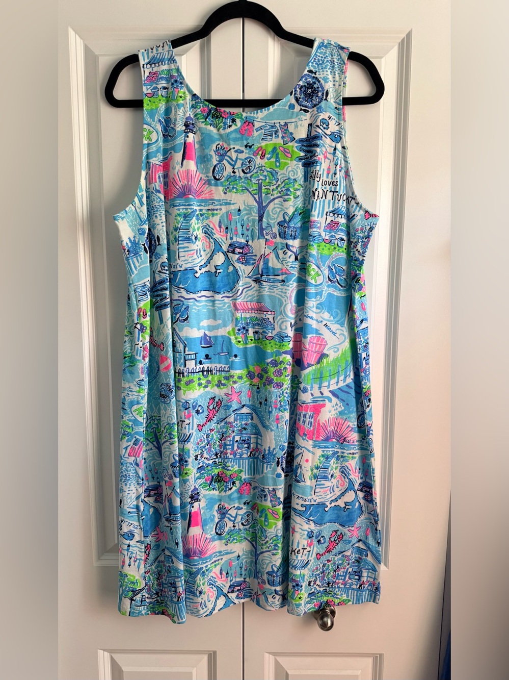 NWT Lilly Pulitzer Kristen Swing Dress in the "Lilly Loves Nantucket" XL - Picture 2 of 5